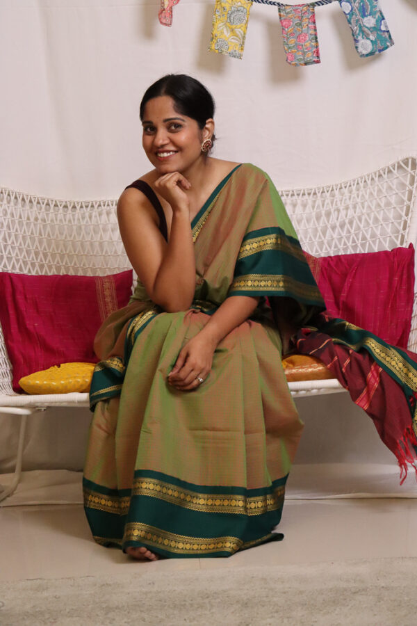 Chettinad Green On Green - Image 3